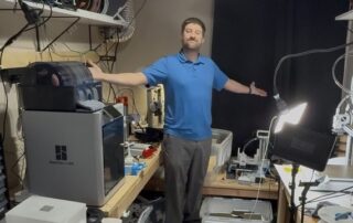 Cam in the PluggedIn3D print room
